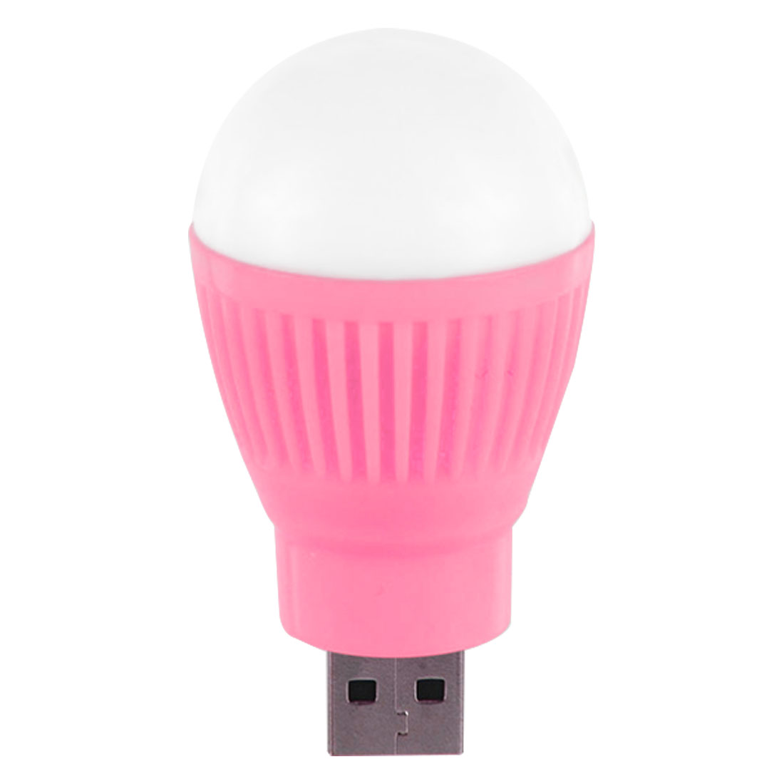 Round USB LED Bulb Night Light Outdoor Flashlight Emergency Lamp Laptop Computer Energy Saving Reading Light Camping Lamp: Pink Cold Light 