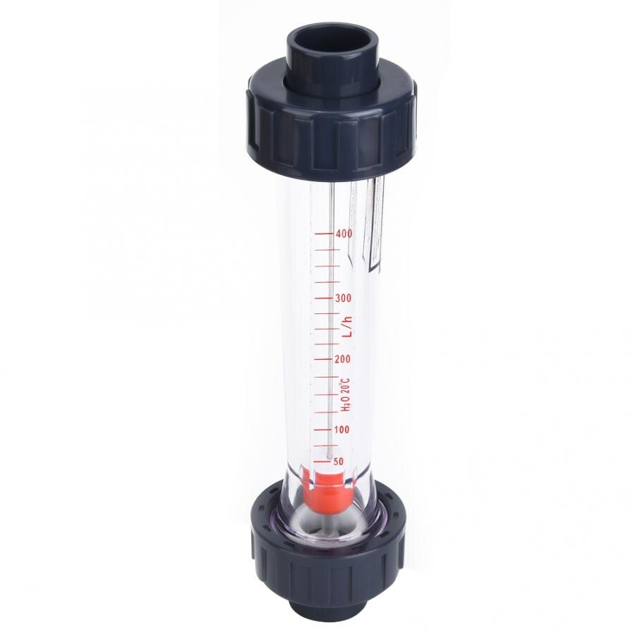 LZS-20D medidor de flujo 40-400LPH, tubo de plástico de alta precisión, rotámetro medidor de flujo de agua líquida, medidor de prueba de agua