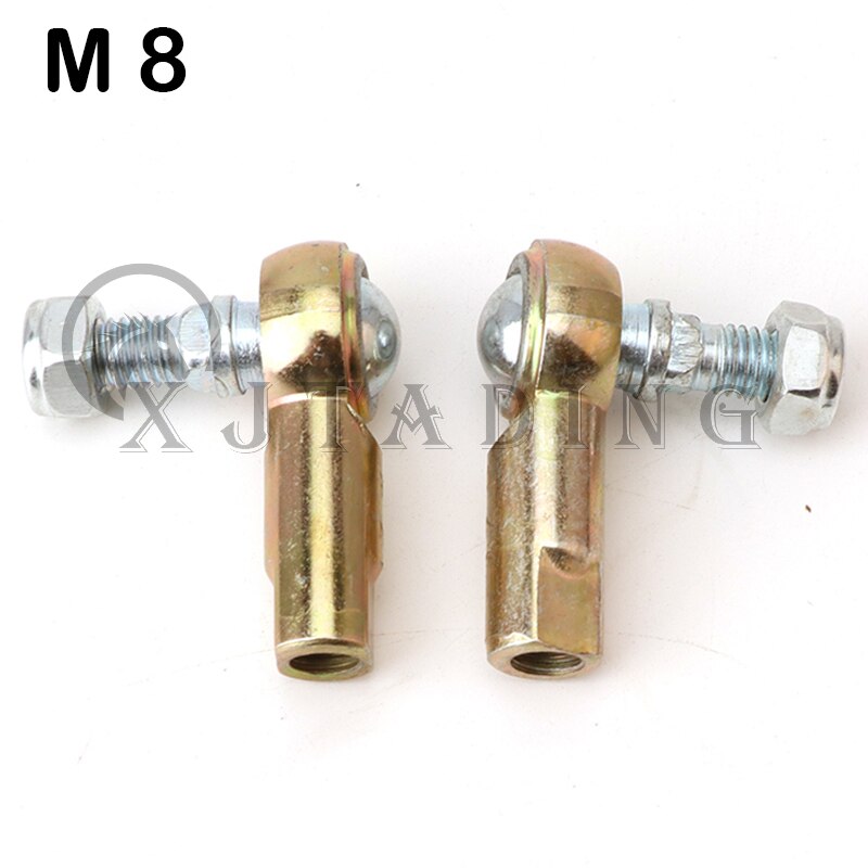 1 paar M8/M10 Spurstangenkopf Bausätze Kugelgelenk passen Für China 49CC 50CC Elektrische Mini ATV Gehen kart Kart Buggy Quads Fahrrad Teile: Blau
