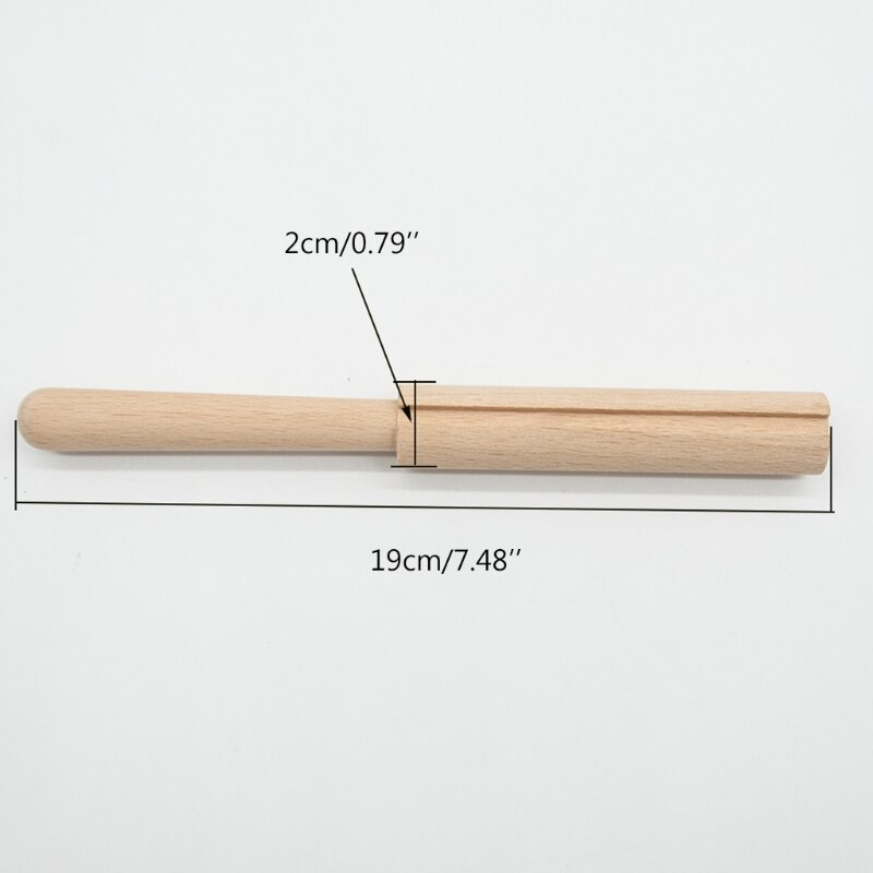 Wooden Latch Hook Crochet Yarn Cutter Tool for Tapestry Carpet Rug Making DIY Embroidery Crafts