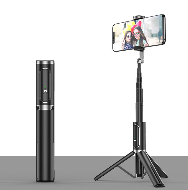 Treppiede Selfie Stick Live Vlog treppiede monopiede allungabile compatibile Bluetooth Selfie Stick per IPhone 12Pro Max Xiaomi Samsung: 2