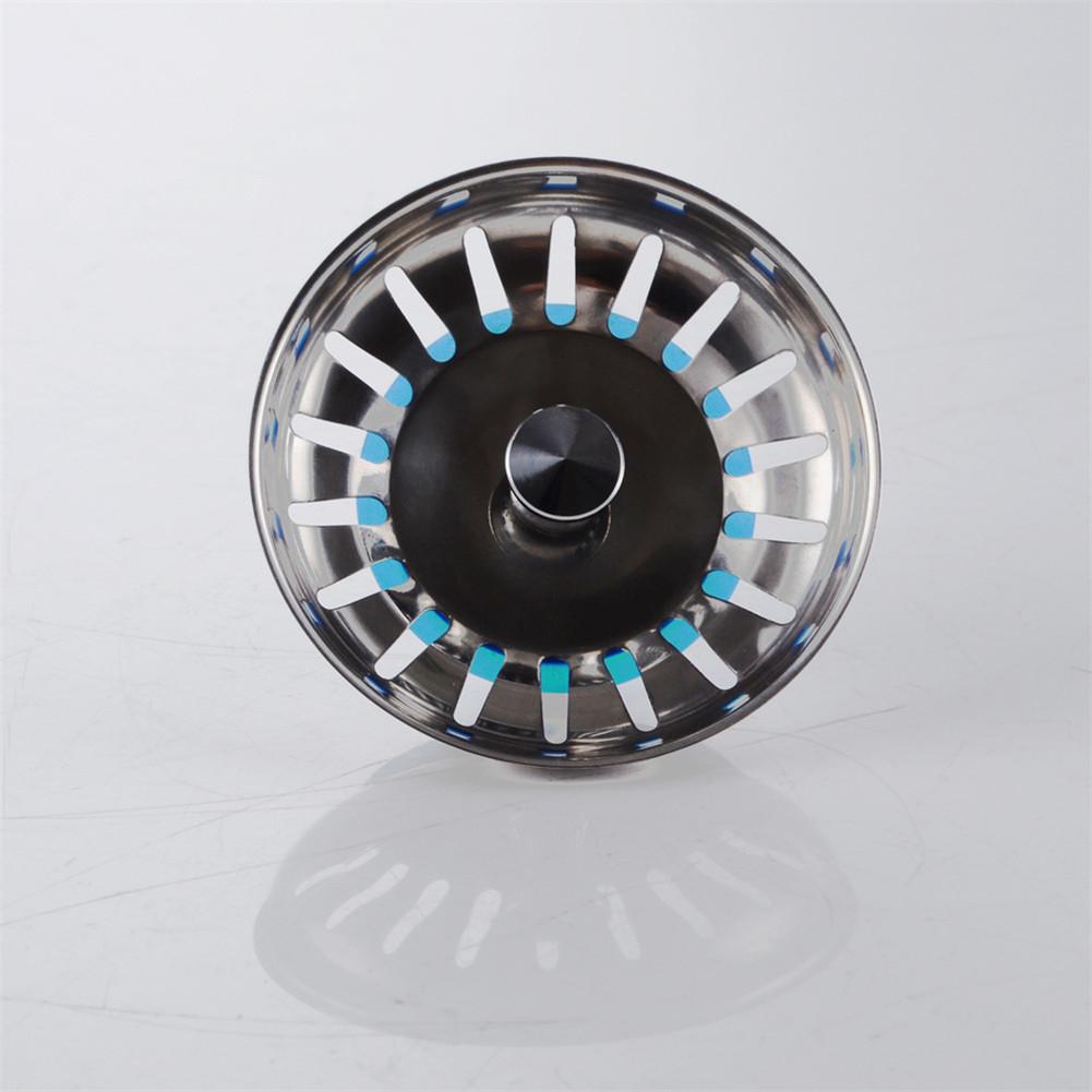 Roestvrijstalen Keuken Gootsteenzeefje Stopper Afval Plug Sink Filter Filtre Lavabo Badkamer Haar Catcher Wastafel Accessoires