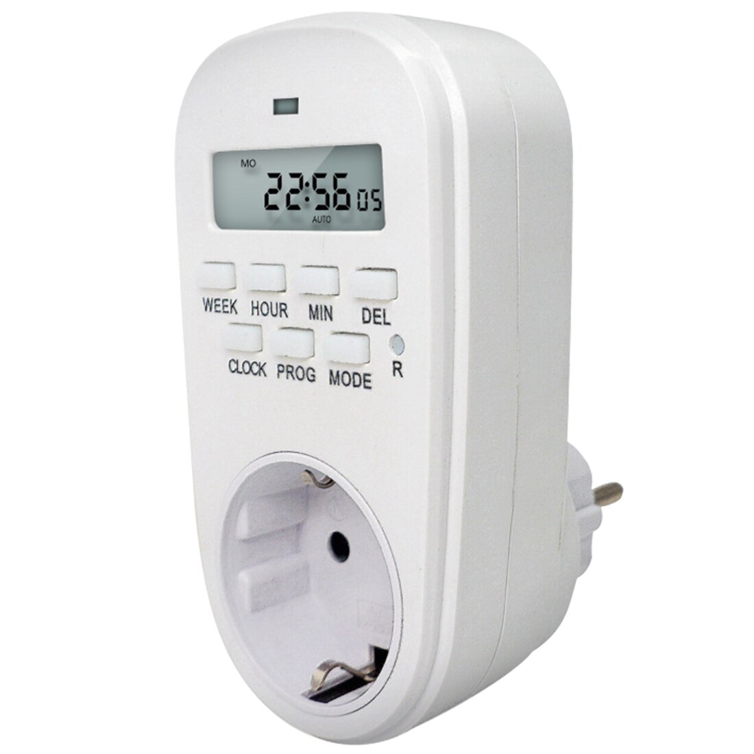 Timer digitale Interruttore Regolabile Impostazione Programmabile di Orologio/On/Off Tempo di Risparmio energetico Intelligente Presa di Alimentazione EU/ US/UK Spina