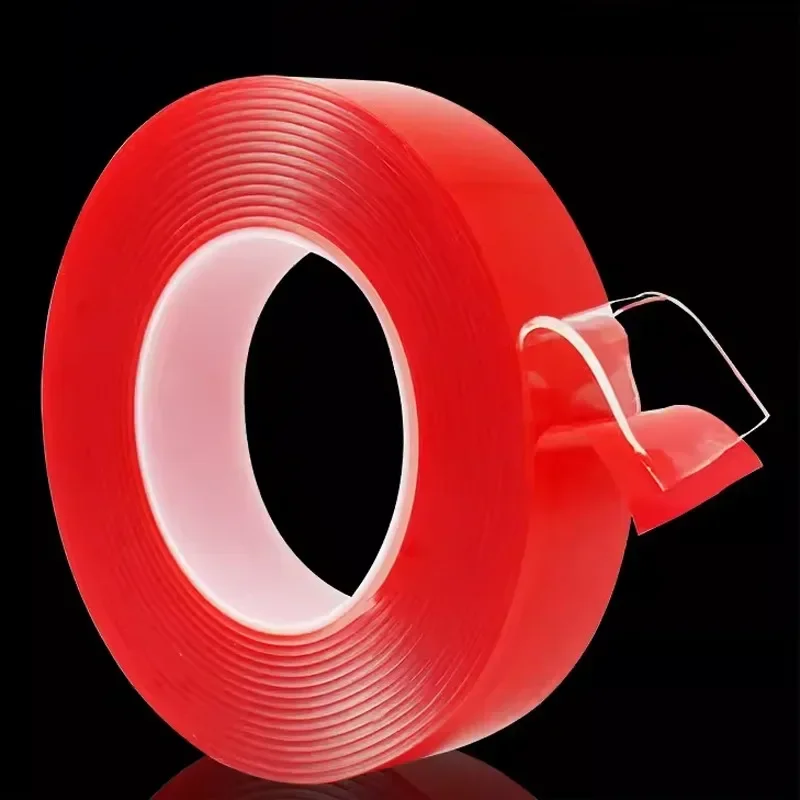 3–24 m doppelseitiges Klebeband, stärker Halt, transparent, waschbar, Nano, spurlos, wasserdicht, Aufkleber für Zuhause, Heimwerkerbedarf