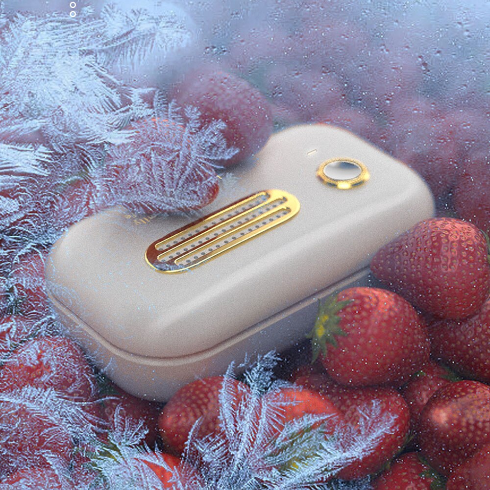 Ozone Sterilizer Mini Air Purifier Refrigerator Sterilizer Food Freshener Car Wardrobe Shoe Cabinet Deodorizer Ozone Generator