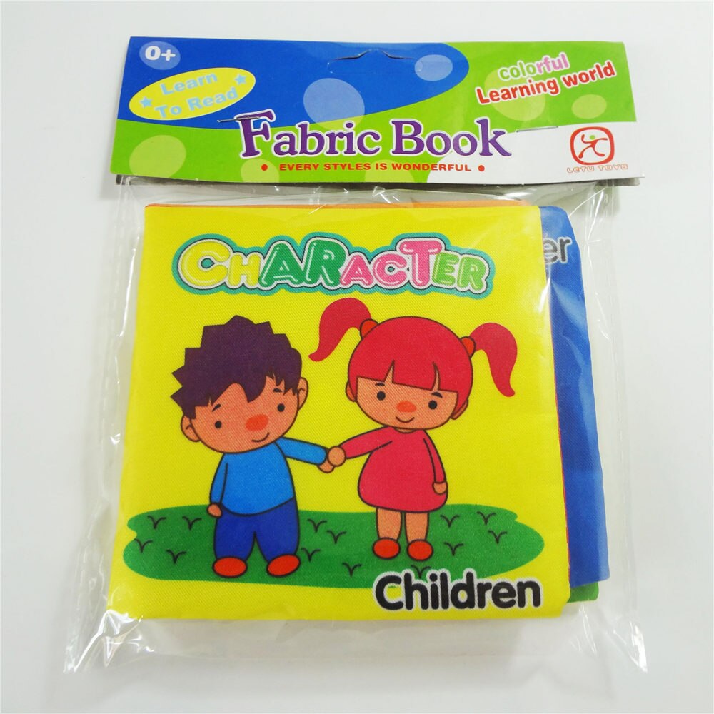 Ecroda 12 Stijl Activiteit Boek Engels Taal Stof Doek Baby Boeken Leren Onderwijs Speelgoed 0 ~ 12 Maanden Juguetes Bebe