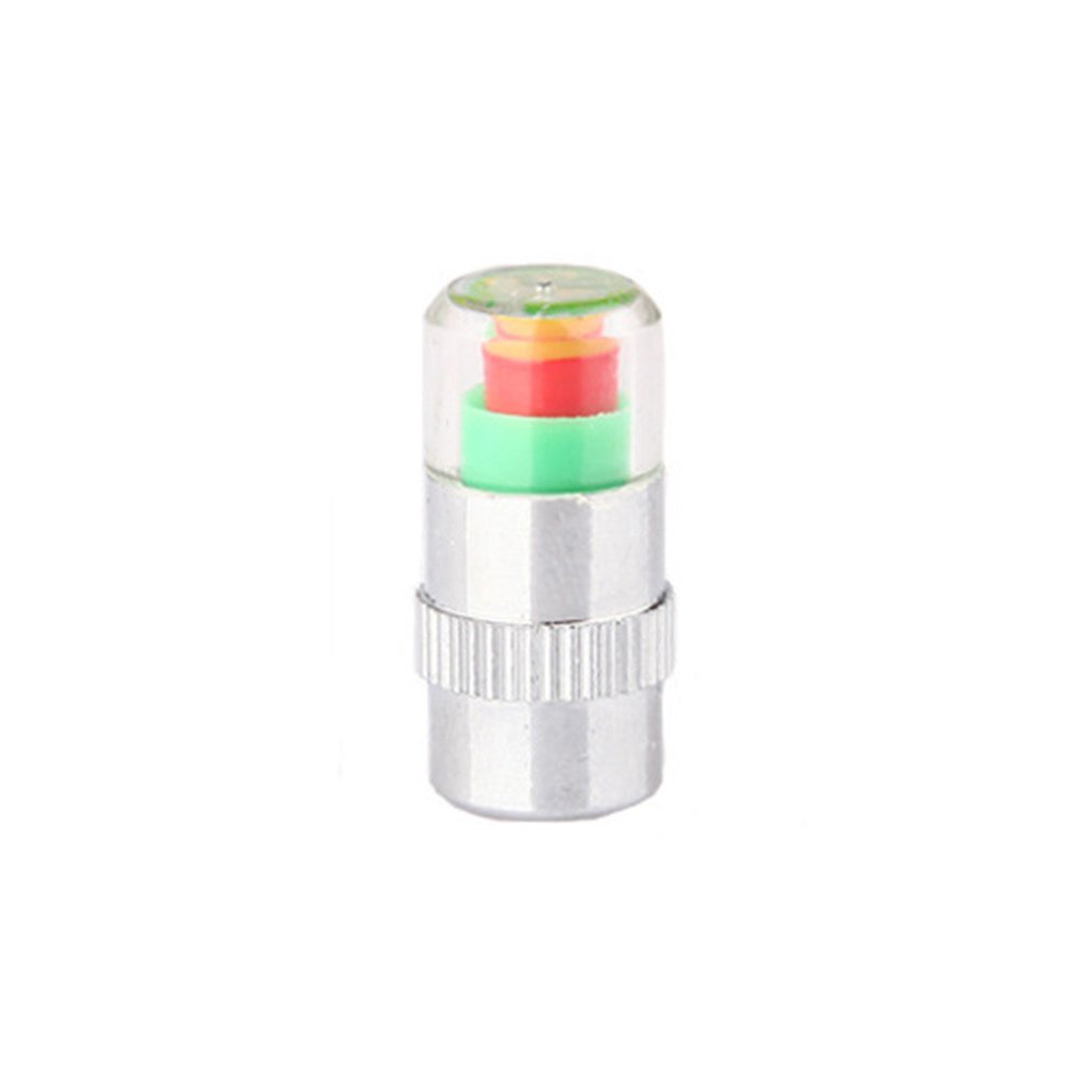 4 unids/set tapa de válvula de control de presión de neumático de coche tapa de válvula de alerta de aire tapa de neumático Sensor de presión Monitor Indicador de tapa de luz