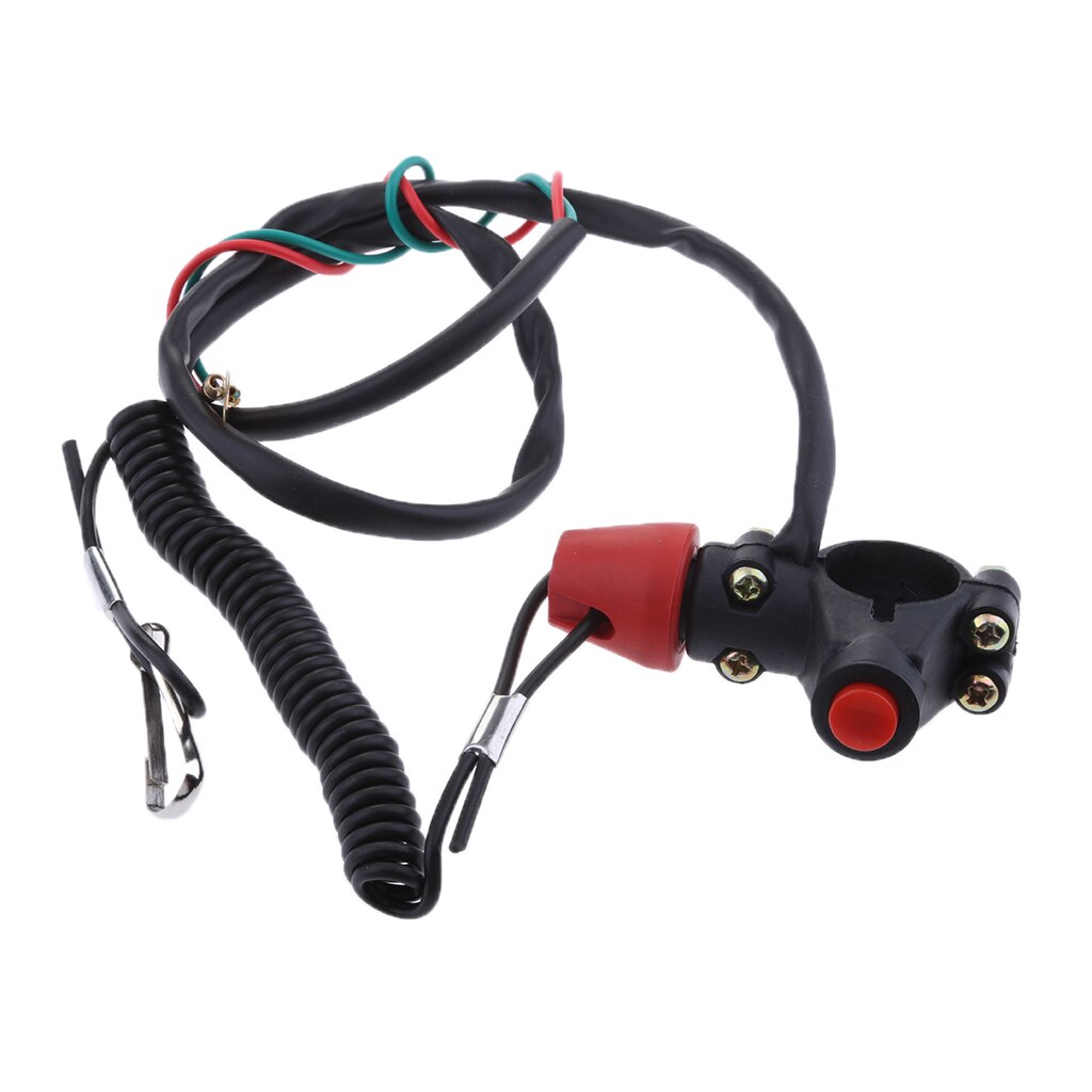 Universal Boat Outboard Lawn Mowers Engine Stop Safety Kill Switch Tether Cord Lanyard