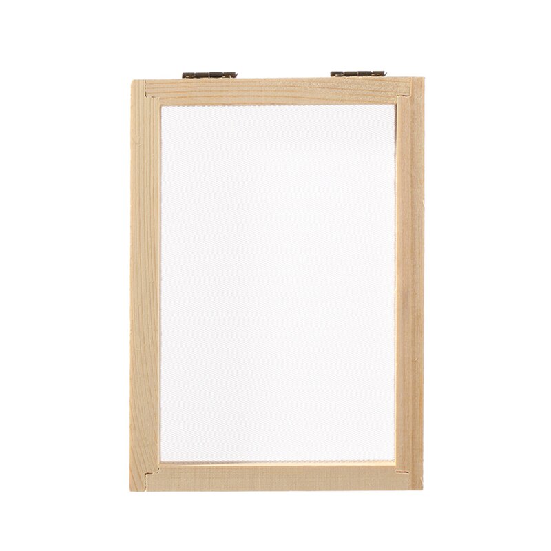 Paper Making Frame Screen DIY Wood Paper Making Papermaking Mould Crafts Handcraft Paper Recycling Tool Wooden Deckle Multi-size: 6 inches