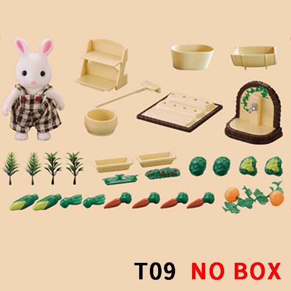 1:12 Dollhouse Miniature Furniture Toys Set DIY Forest Family Kids Girls Pretend Play Furniture Toys for Christmas Birthday: T09