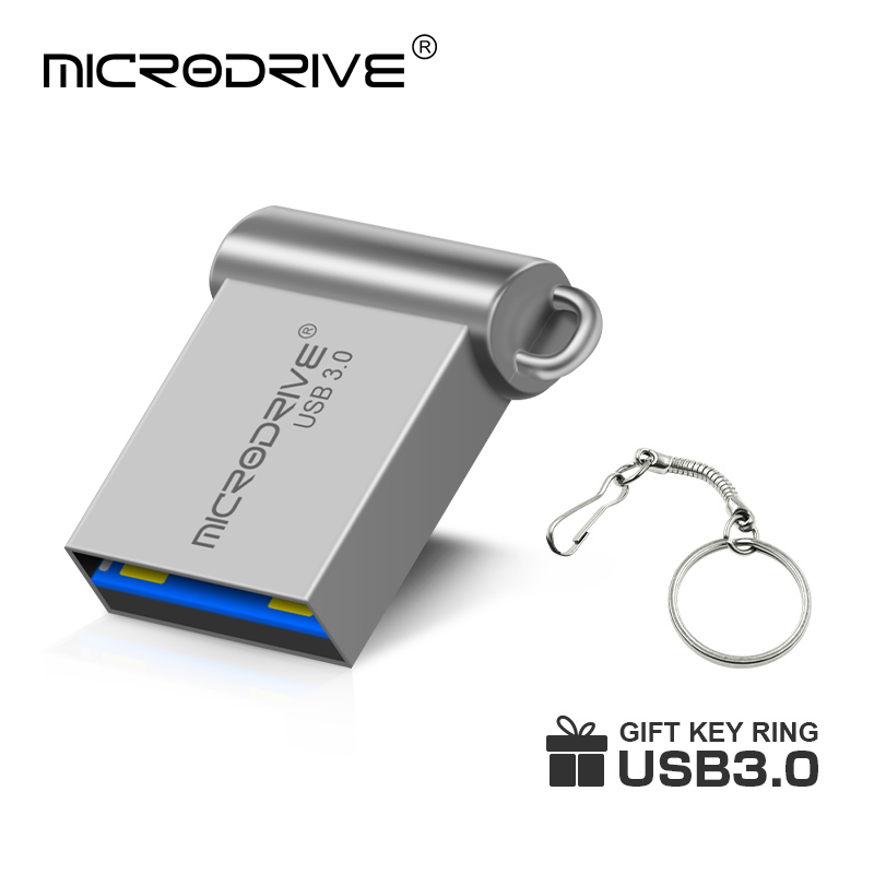 Pamięć flash USB High Speed 3.0 Mini Flash Pendrive 128GB 64GB 32GB 16GB Cle USB 3.0 Stick 64GB 128GB Pamięć USB Urządzenia USB: Srebrny / 128 gb