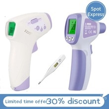Digitale Lcd Body Thermometer Abs Vierkante Kop Waterdichte Hoge Precisie Baby Kind Lichaamstemperatuur Meting 1 Stuk