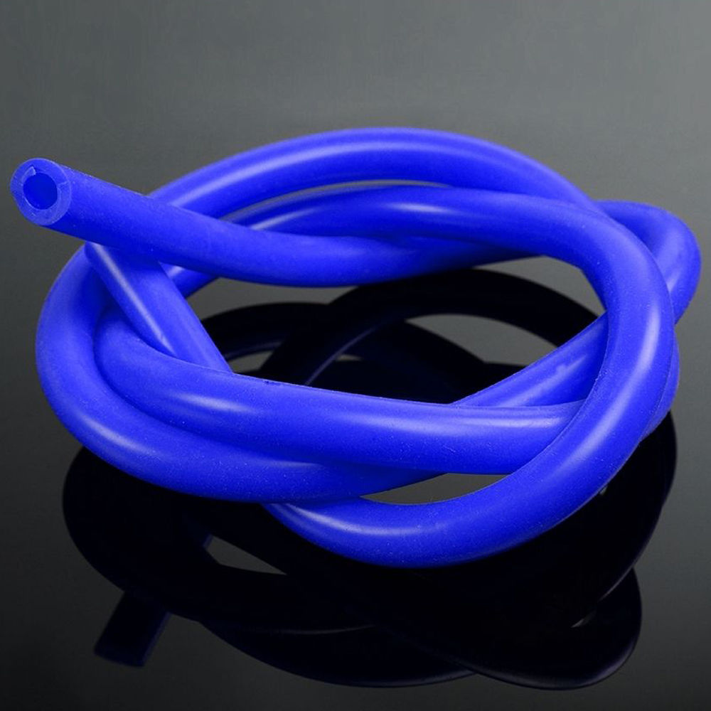 Vacuum Auto Hose Car Full Silicone Fuel/Air /Line/Pipe/Tube 6mm/1/4" 1 Meter 3.3ft Blue