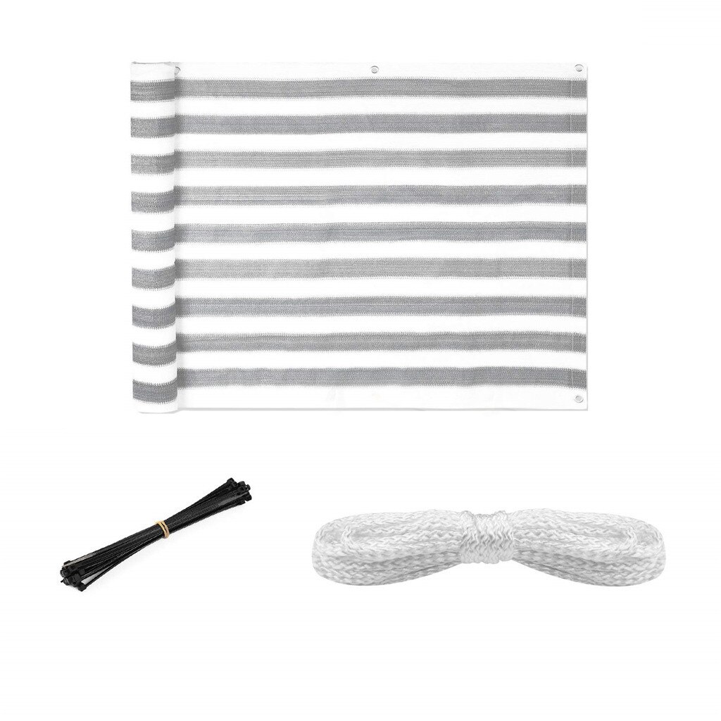 Balcony Privacy Screen Fence Mesh For Balcony Windscreen Sun Shade UV-Proof