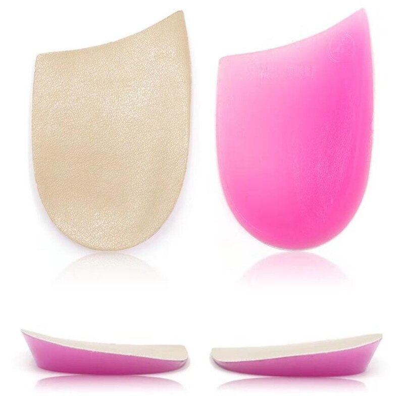 Plantillas ortopédicas para zapatos, plantilla ortopédica de silicona con tacón medio Lateral, elevador de cuña, correctiva, tipo O/X, novedad