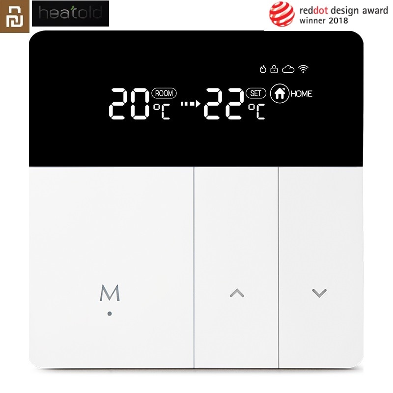 Xiaomi Mijia WiFi inteligente controlador de temperatura termostato de agua eléctrico piso de la caldera de Gas de Control de calefacción de MI casa APP
