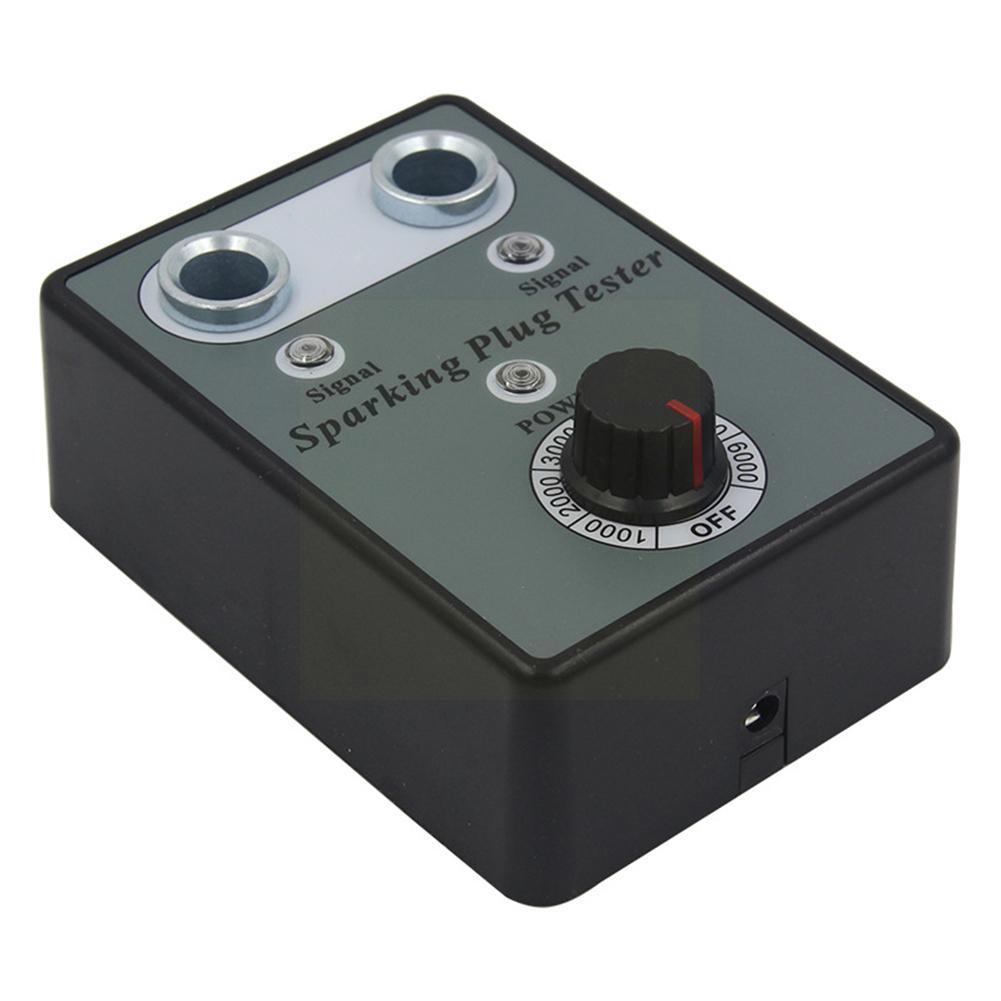 Car Spark Plug Tester Ignition Testers Automotive Diagnostic Tool Double Hole Analyzer for 12V Gasoline Vehicles Petrol Car O4I5