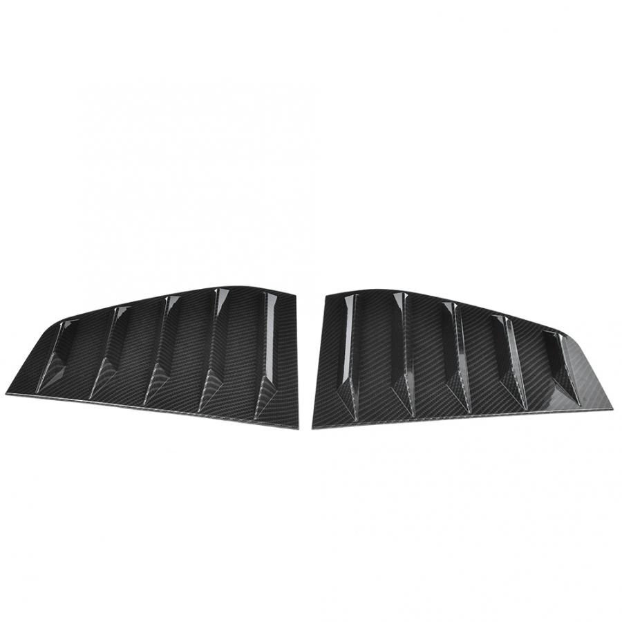 1 par de paneles de puerta Exterior para ventana de ventilación lateral, modificación de coche, ajuste para R Mk6: Carbon Fiber Style