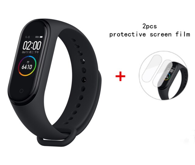 Xiaomi – bracelet connecté Mi Band 4, avec écran tactile AMOLED, capteur d'activité physique avec suivi du rythme cardiaque, Original