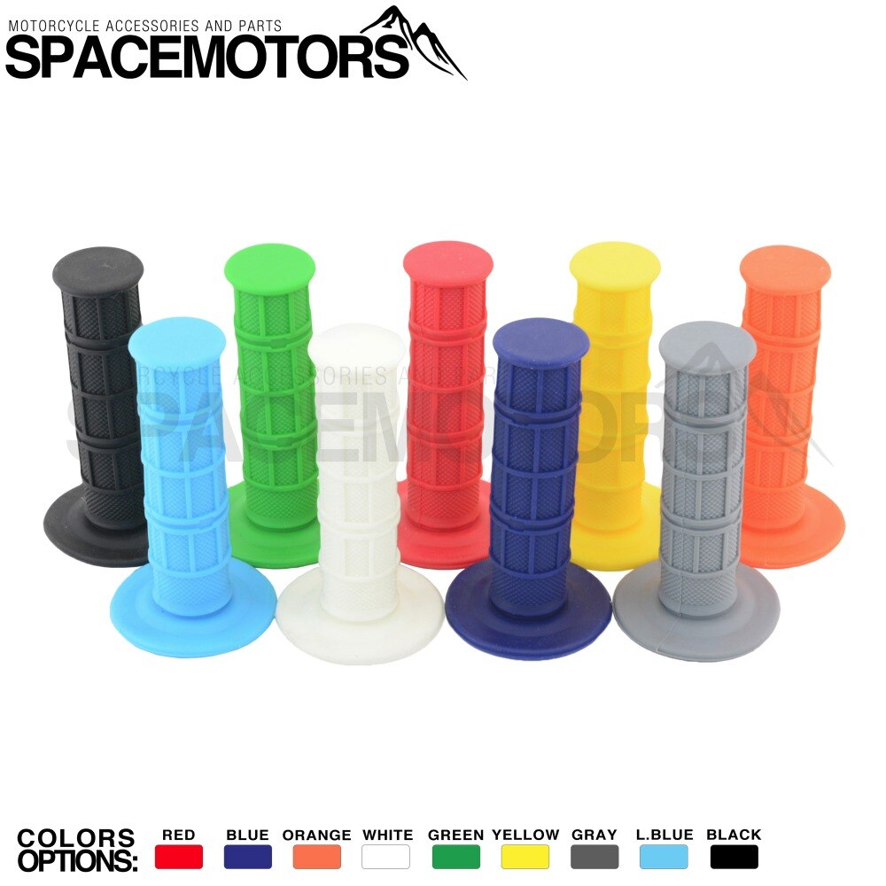 Green ruber grips for motorcycle handlear fit for motocross enduro supermoto pitbike dirt pit bike KX KL KLX KLZ 125 150 300 350