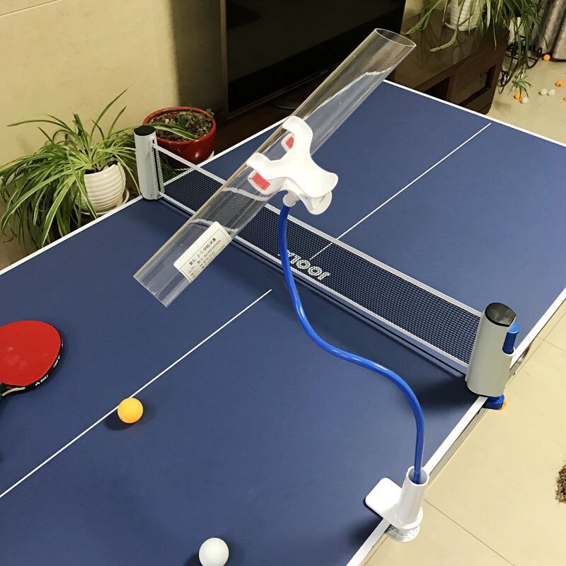 Table Tennis Training Robot Rapid Rebound Ping Pong Ball Table Tennis Trainer Home Trainer Shooting Simulators