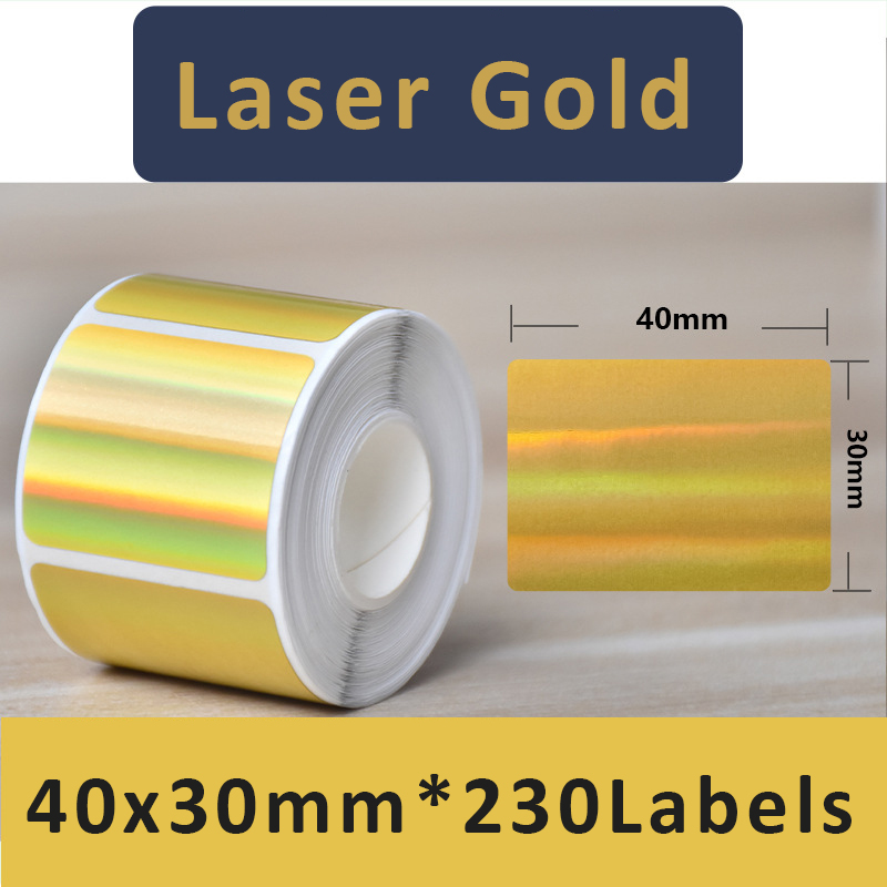 M110 Color Transparent Thermal Adhesive Label Roll,suit for phomemo M110/M200/M120/M220 E210 P50 DETONG P1