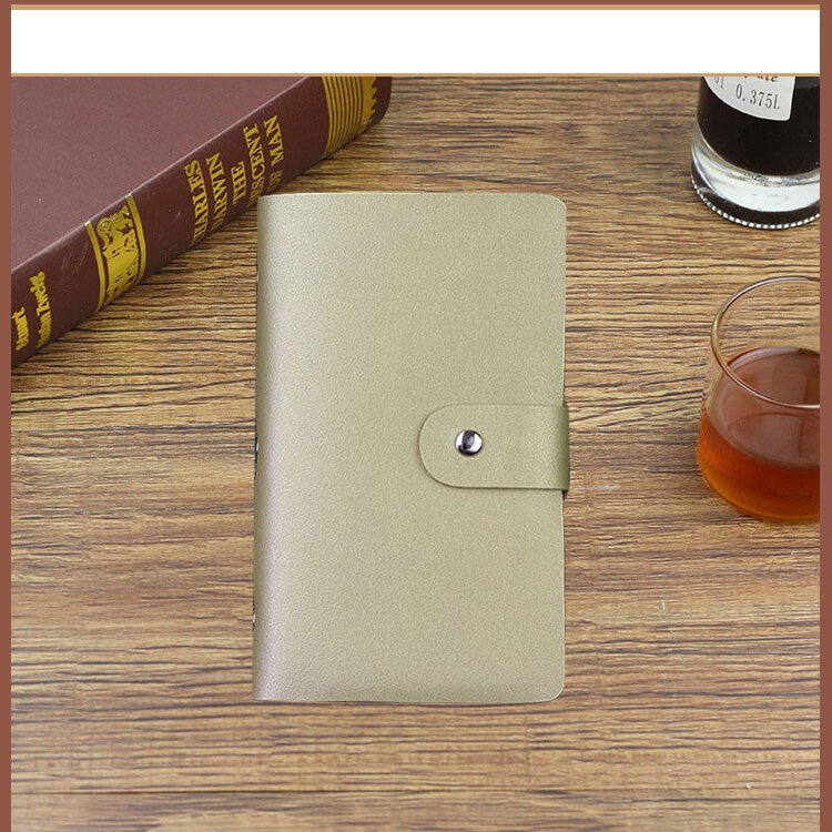 Business Card Holder Black 156 Bank Women&Men Card Bags Name Id Business Leather Credit Card Case Card Holder Ls8916fb: xiangbingjin