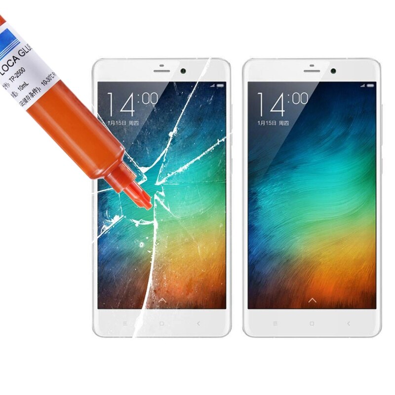 Colle adhésive de réparation ultraviolette 5ml, outil de réparation d&#39;écran de téléphone portable pour une restauration rapide d&#39;écran cassé