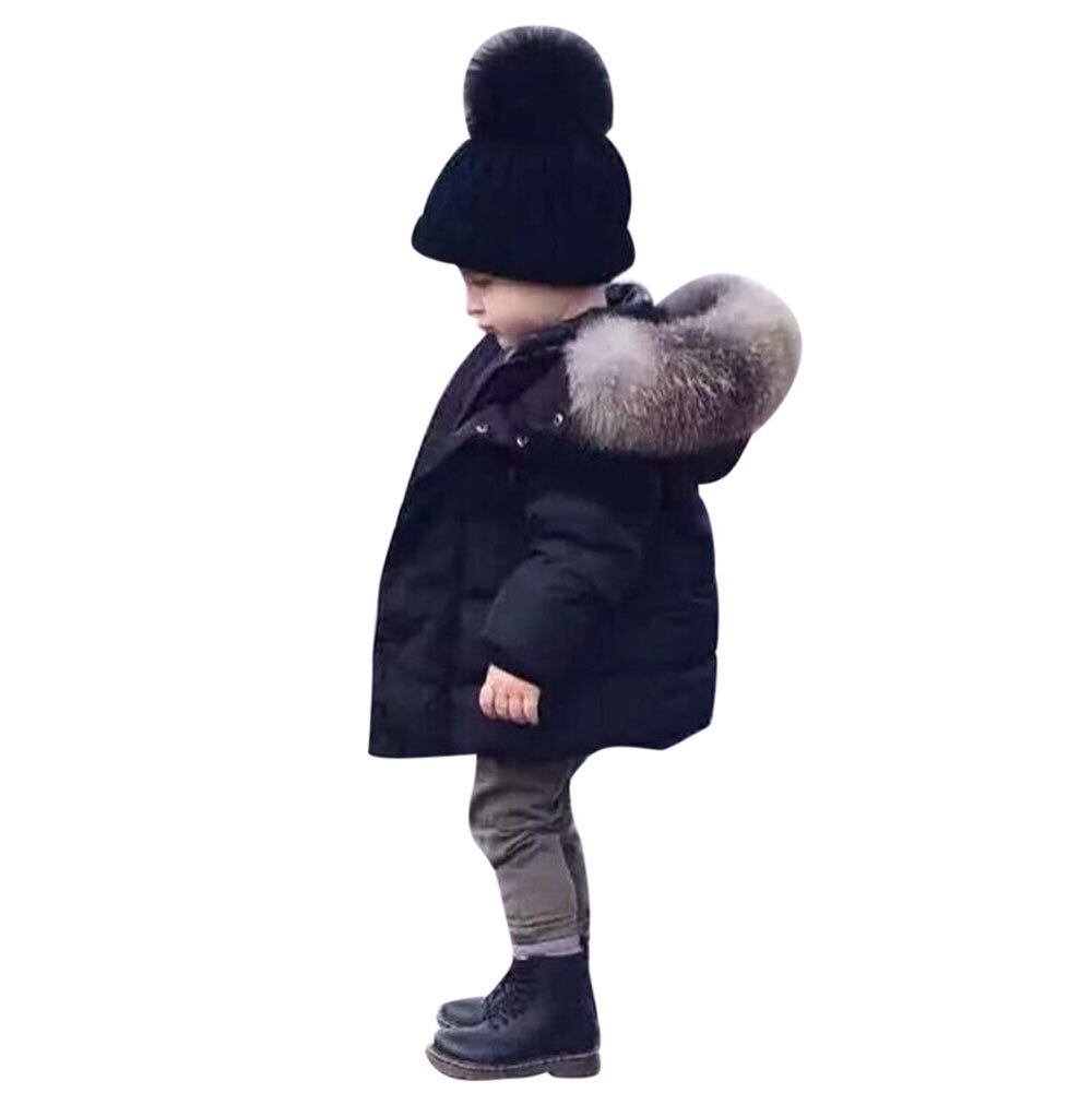 Baby Boys Jackets Autumn Winter Kids Jacket Girls Warm Thick Hooded Coat Children Outerwear 1-5 Y Toddler Girl Boy Clothing