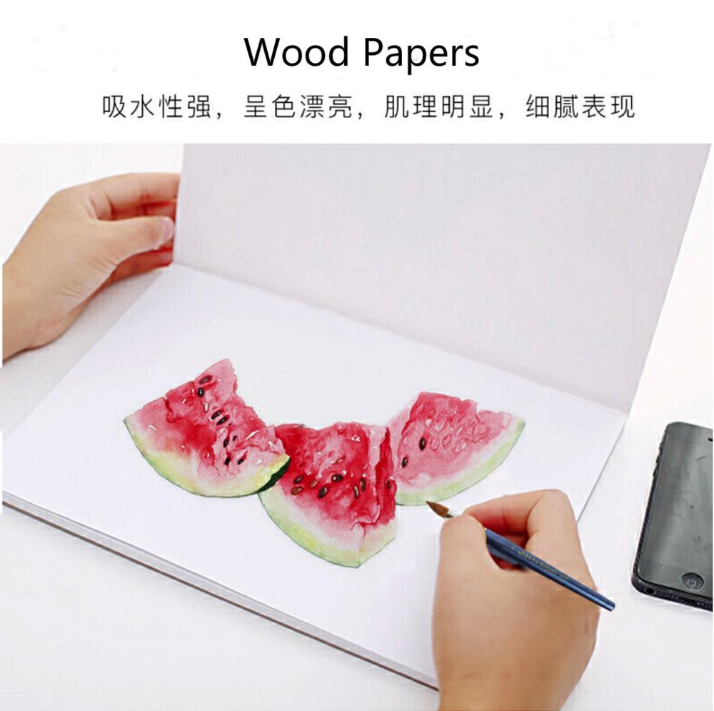 Paint Paper Notebook A4 Watercolor Pad Portable Watercolor Painting Not... – Grandado