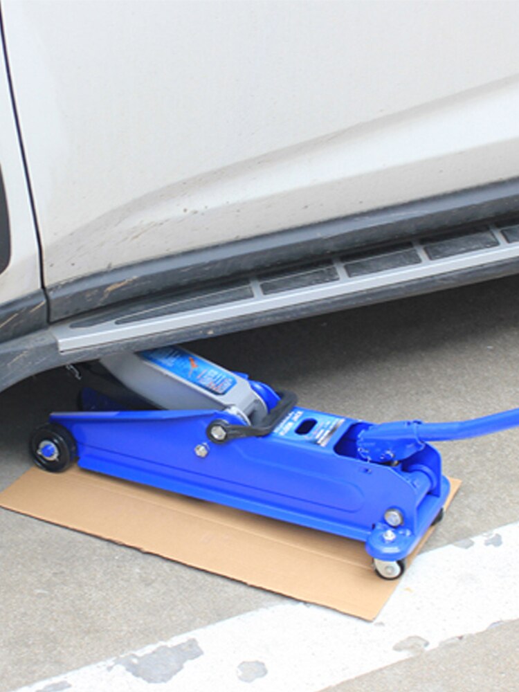 Gato hidráulico Horizontal pequeño y portátil para coche de 2 toneladas, Gato hidráulico para vehículo, herramientas de cambio rápido para neumático Manual de coche doméstico