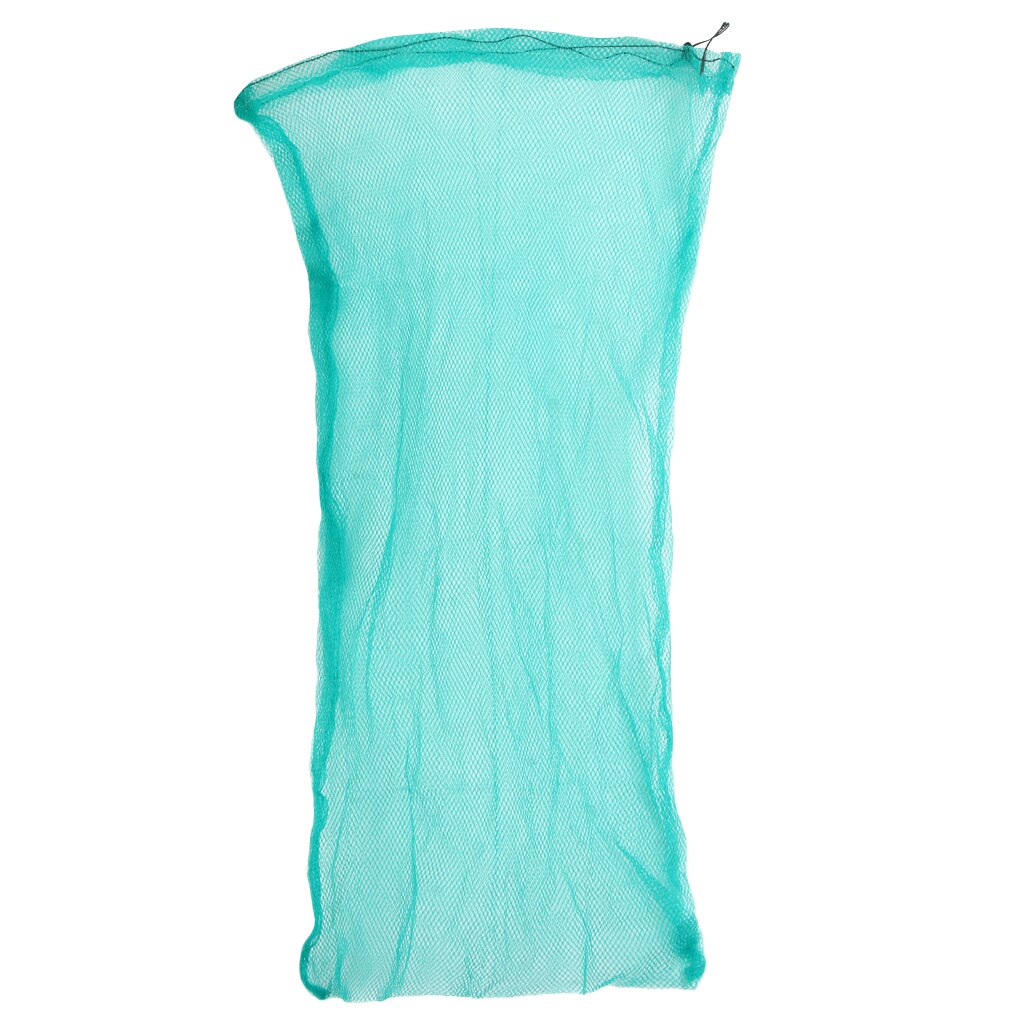 0.95m Nylon Folding Fishing Landing Net Green Lightweight Fishing Keeper Net