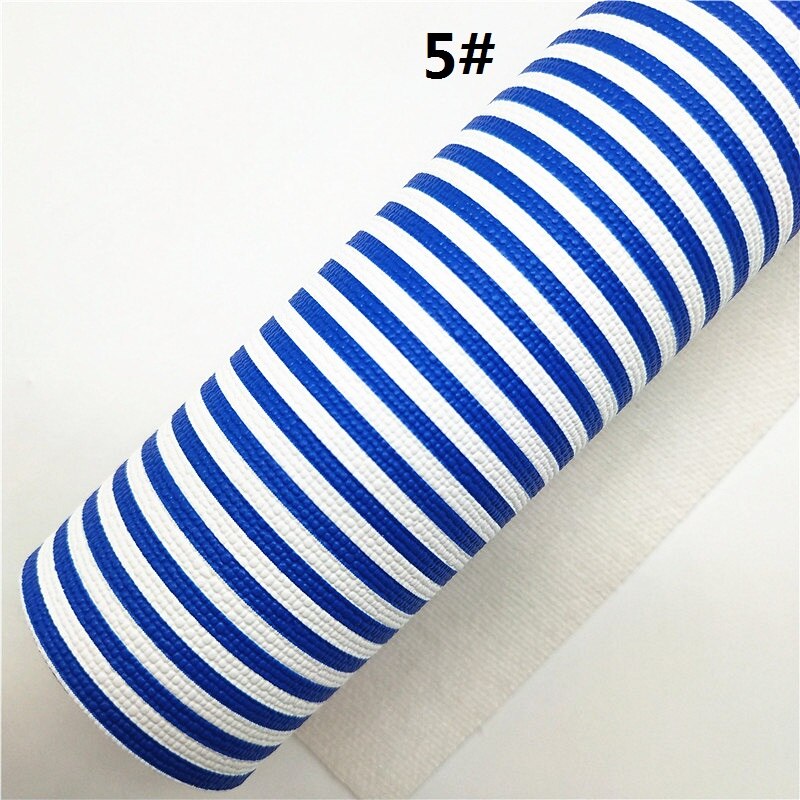 1Pc 21X29CM Strepen Faux Leer Stof, Synthetisch Leer Stof Lakens, Pu Leer Voor Maken Bows Leosyntheticodiy T311: 5