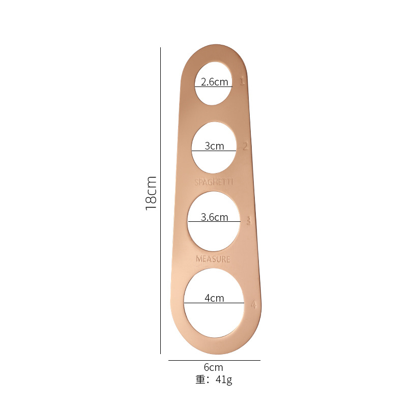 Edelstahl Spaghetti Measurer Pasta Maßnahme Koch Küchen utensilien Werkzeuge Nudel 4 Loch Messung Portion kontrolle: green