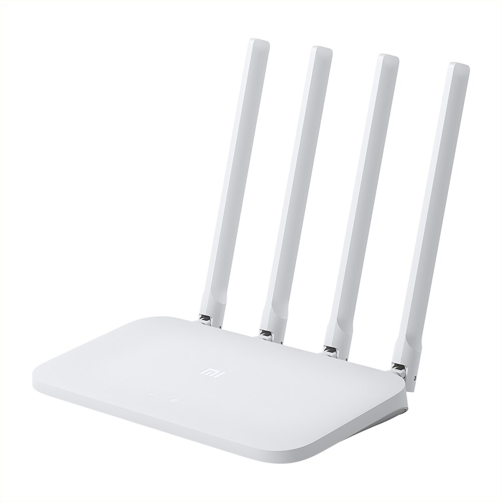 Xiaomi Mi WIFI Router 4C 64 RAM 802.11 b/g/n 2.4G 300Mbps 4 Antennas Smart APP Control Band Wireless Routers Repeater: Add UK Plug