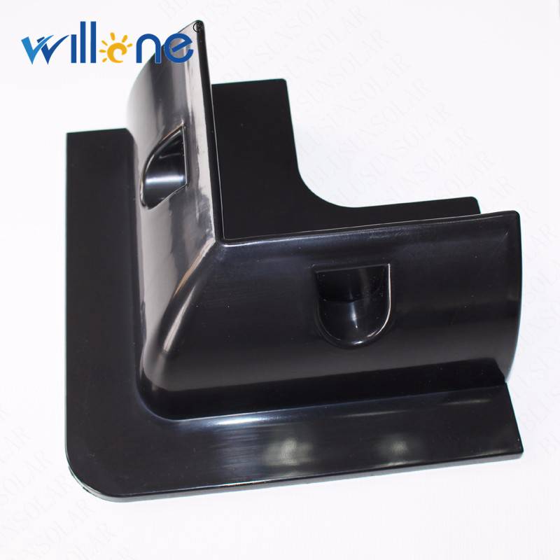 Willone 2 Lots 4 Stuks Black Abs Zonnepaneel Montage Kits Voor Rv/Caravan