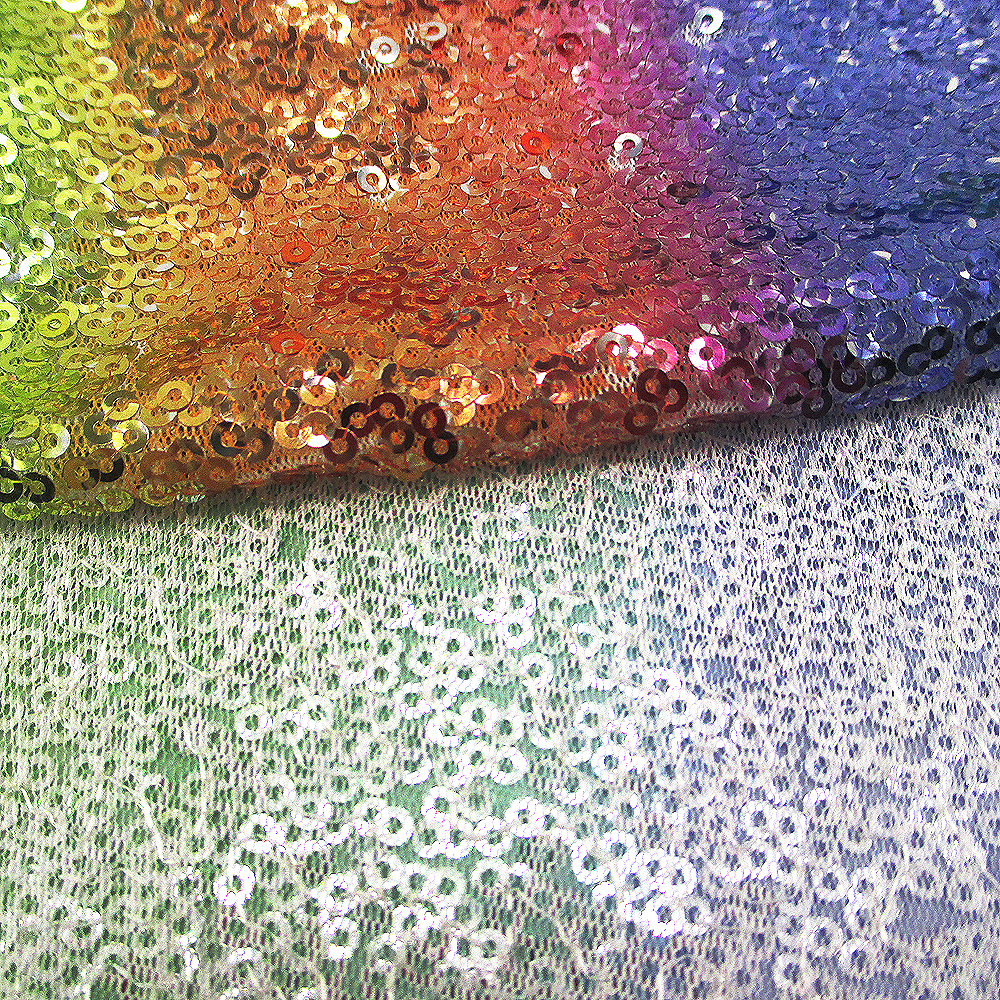 20*58 "50*130 cm Regenbogen Pailletten Stoff Für Gewebe freundlicher Heimat Textil- Für NäHenne Tilda Puppe tuch, 1Yc2158