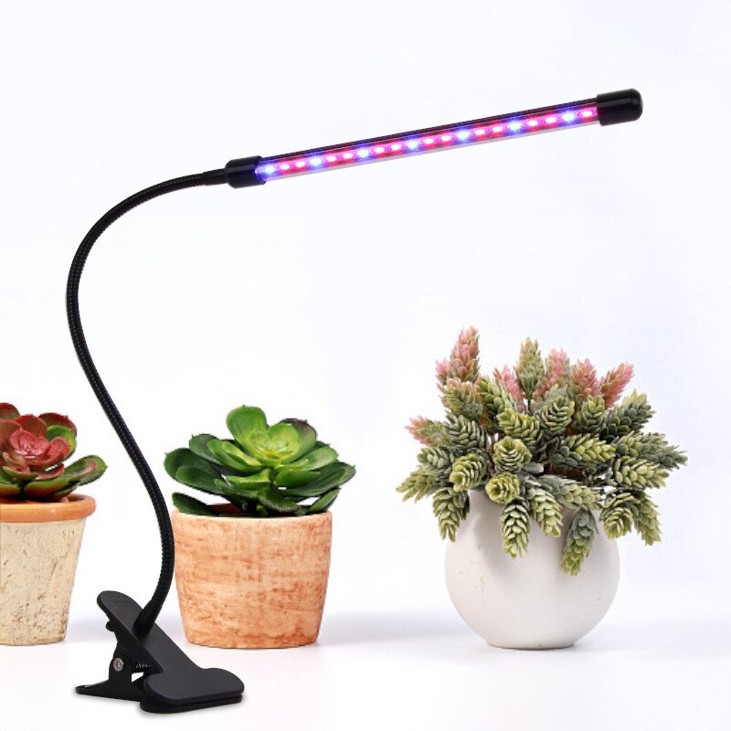 LED Plant Growth Lamp Double Tube Clip Plant Lamp High Energy Saving Plant Lamp Multi Meat Flower Growth Lamp