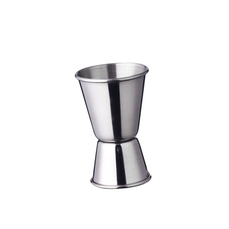 304 Stainless Steel Double Head Measuring Cup with Scale Ring Crimping Ounce Cup Cocktail Bar Bartender Measurer