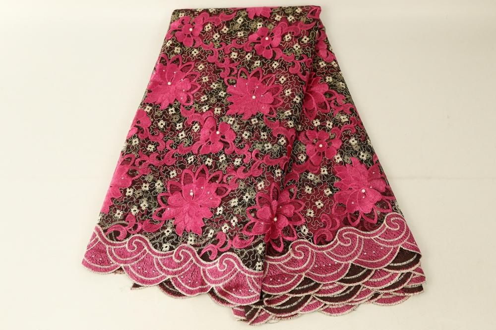 Afrikaanse Kant Stof Kant Afrikaanse Guipure Koord Kant Borduurwerk Nigeriaanse Bruiloft Kant Stof