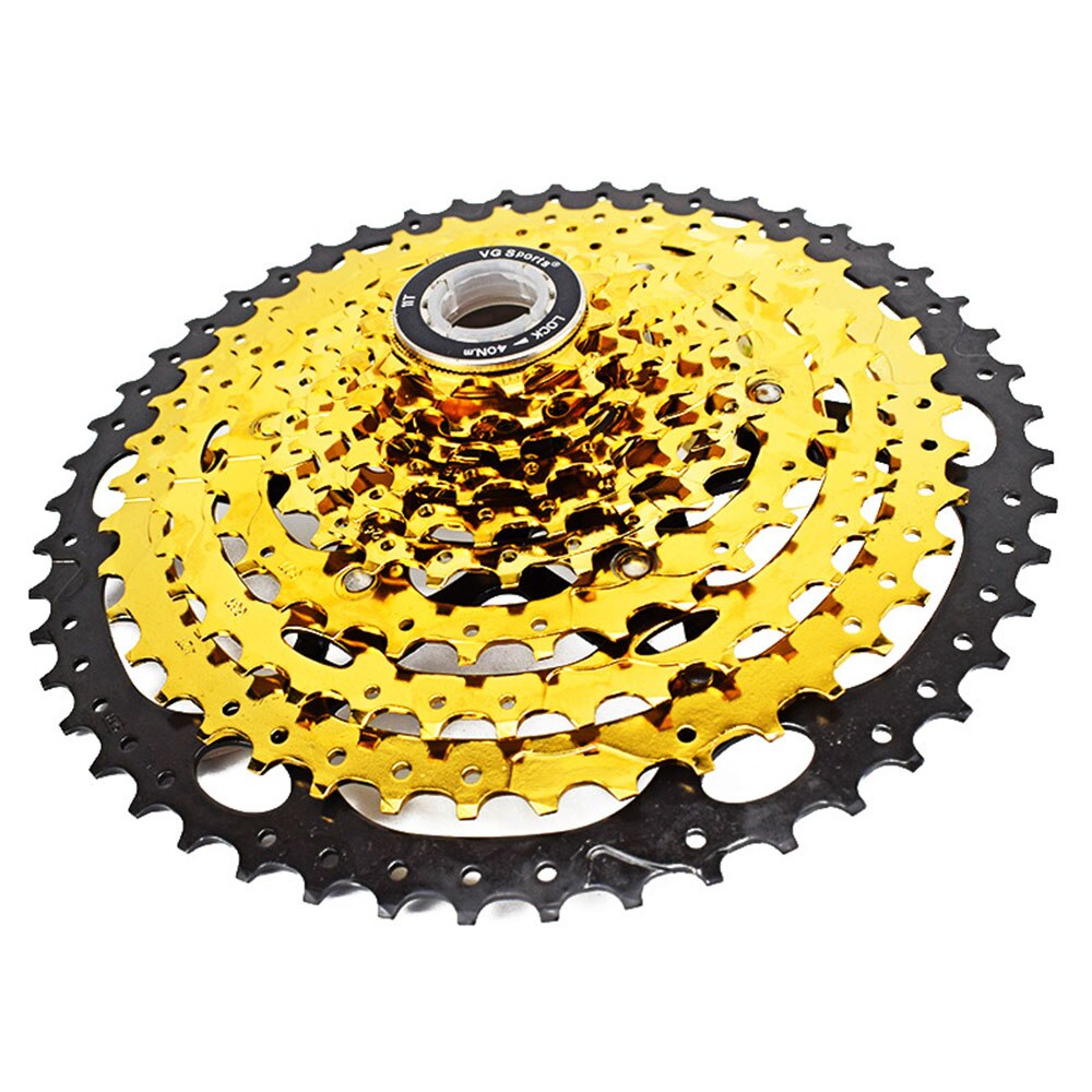 Mtb Vrijloop 10 speed 50T Goud Racefiets Tandwiel cog cdg voor Shimano Sram 10 Velocidades 50T cassette Vliegwiel VG Sport
