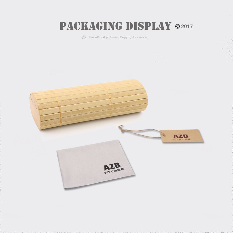 AZB retro drewniane oprawki okularów ramki okrągłe oprawki okularowe mężczyźni kobiety drewniane przezroczyste klosze oprawki robić okularów robić czytania HB024