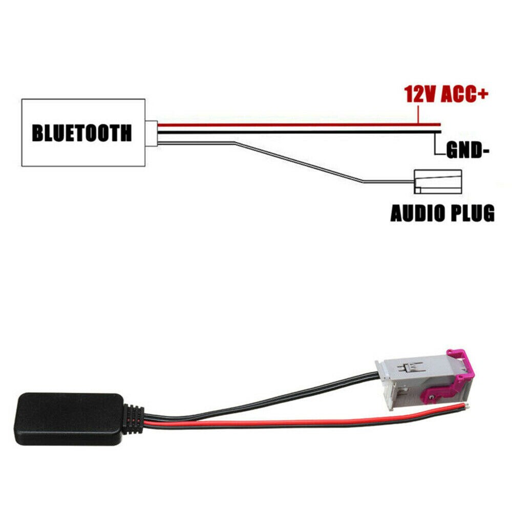 Bluetooth RNS-E Navigation Aux Adaptor 32-Pin Fit for A3 A4 A6 A8 TT R8