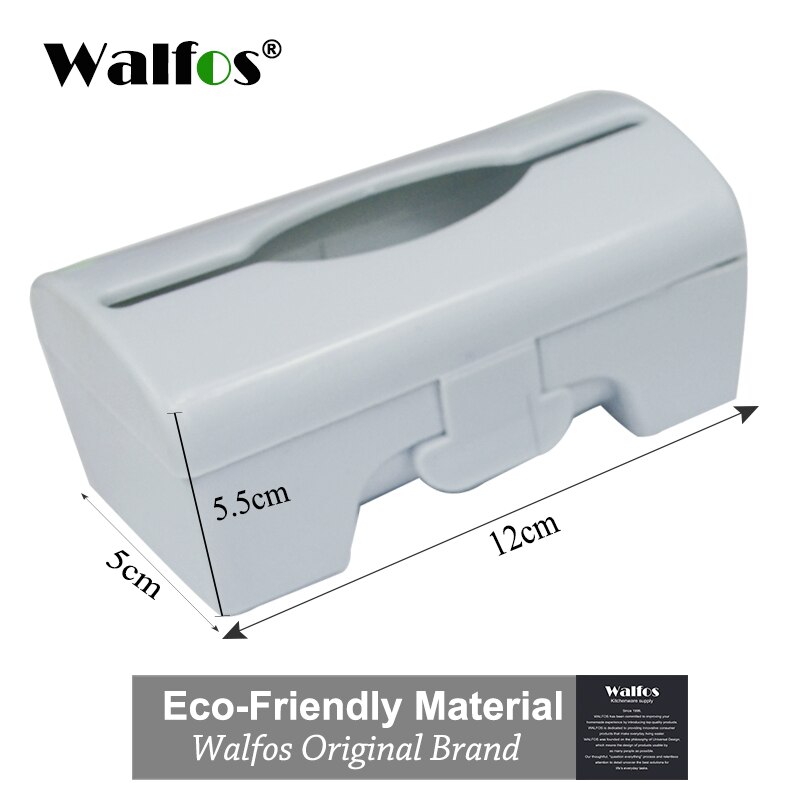 Wall Mount Container Holder Garbage Bag Dispenser Recycle Bag Storage Box Plastic Kitchen Grocery Bins Organizer Housekeeping: Blue