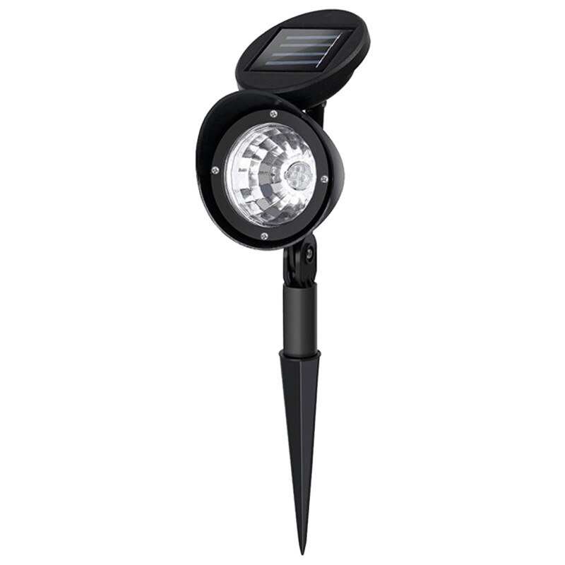 2pcs 4LED Solar Lawn Spotlight Garden Light Outdoor Waterproof Solar Panel Power Flood Lights Garden Light Pathway Light