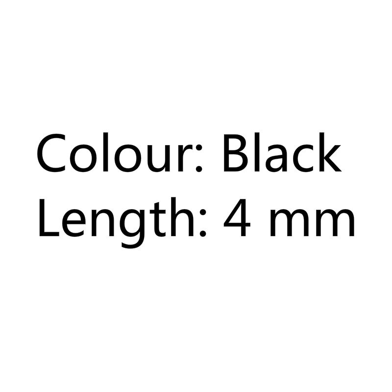10 unids/set tornillo plano remache cabeza Hardware acero al carbono para equipaje cuero artesanía o cuaderno tornillo remache hebilla: black-4mm
