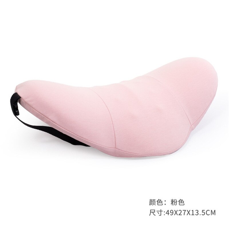 Pregnant Women Lumbar Support Back Pillow Office Chair Car Seat Cushion Memory Foam with Adjustable Strap: 3