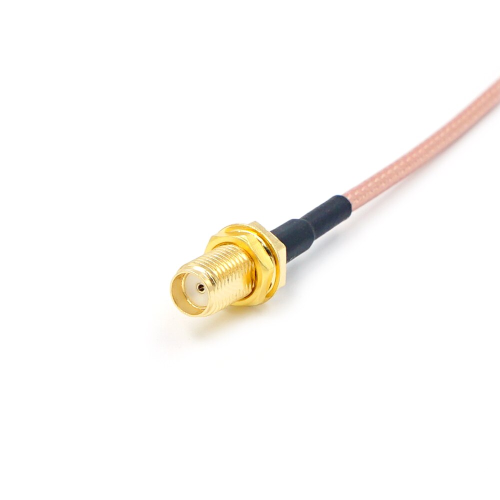 Sma hunn til crc 9/ts9 dobbel kontakt rf koaksialadapter  rg316 kabel 15-100cm