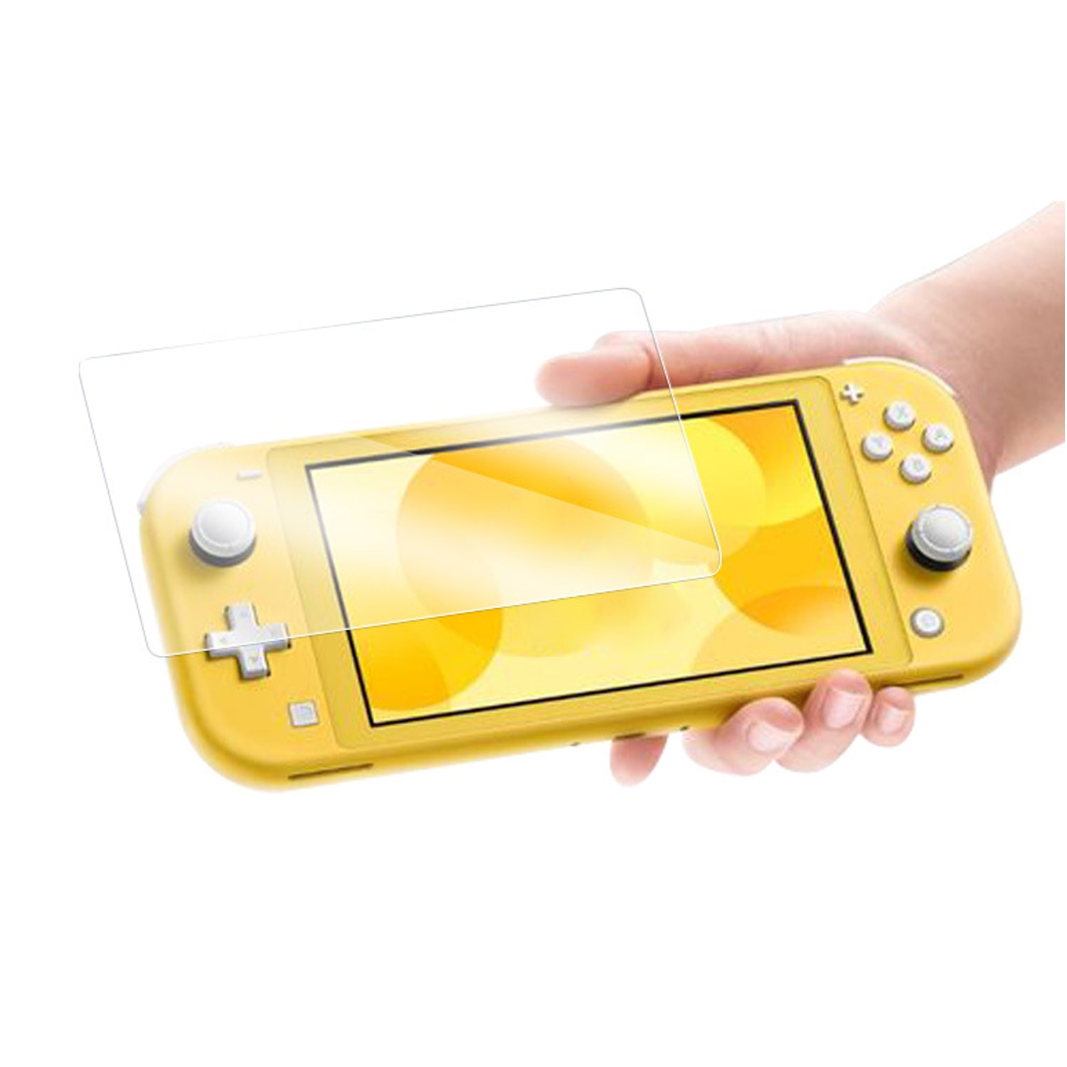 Bevigac 2PCS Scratchproof Anti-fingerprint Tempered Glass Screen Protector for Nintendo N-Switch Switch Lite Mini Console