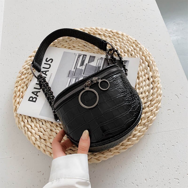 Vrouwen Tas Mode Crossbody Tassen Voor Vrouwen Borst Tas Vrouwen Messenger Bags Variabele Taille Bag Purse Schoudertas: Black